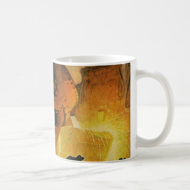 Vintage Business, Steel Manufacturing Industry Coffee Mug (Right)
