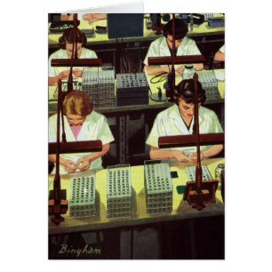 Vintage Business, Telephone Assembly Line Workers