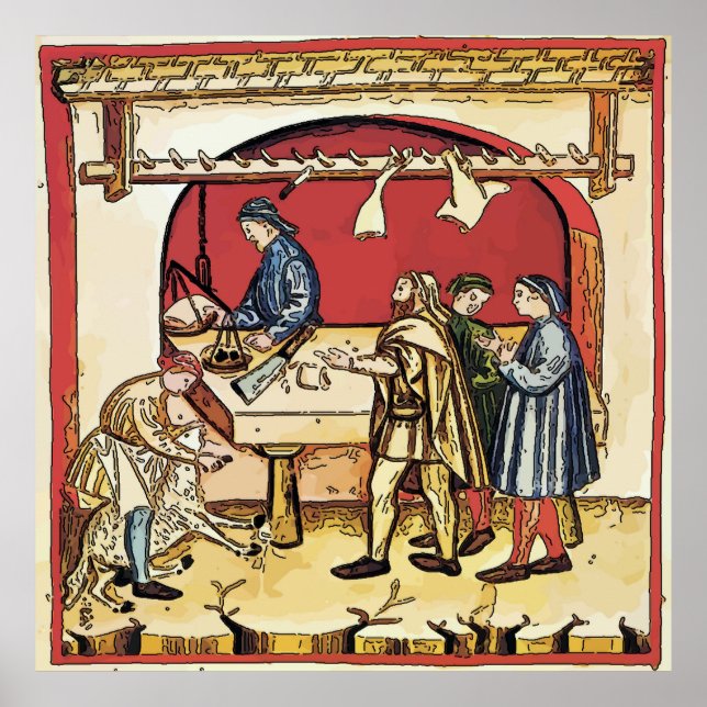 Vintage Butcher Shop Poster (Front)