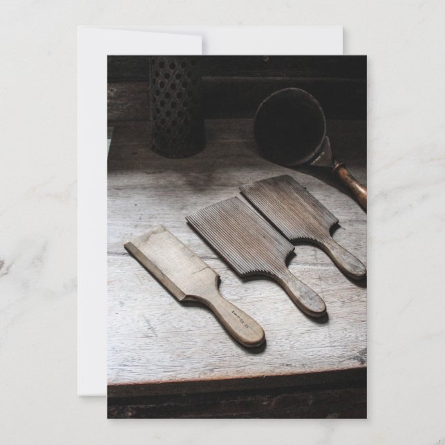 Vintage Butter Pats Invitation (Front)