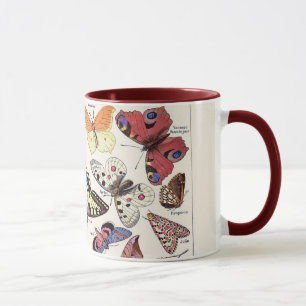 Vintage Butterflies by Adolphe Millot Mug