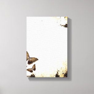 Vintage Butterflies Canvas Print
