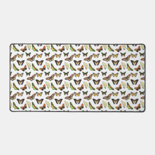Vintage Butterflies Desk Mat