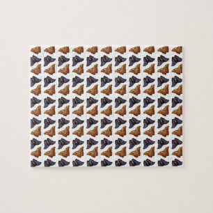 Vintage Butterflies Illustration Art Jigsaw Puzzle