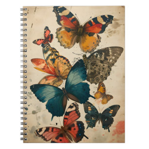 Vintage Butterflies Notebook