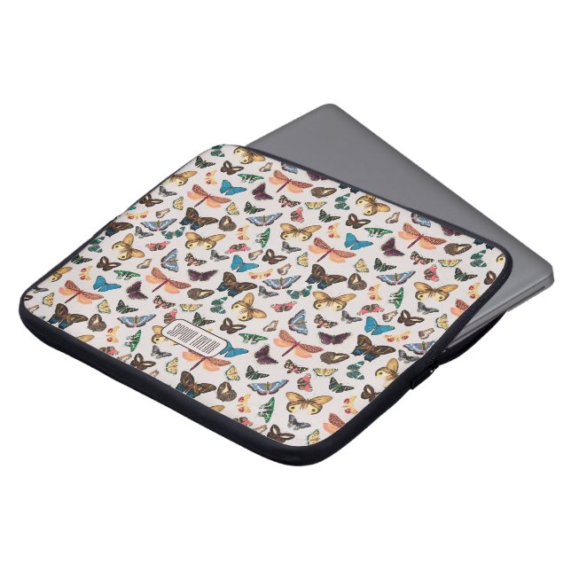 Vintage butterfly Aesthetic Laptop Sleeve (Front Top)