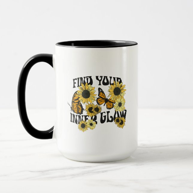 Vintage Butterfly | Find Your Inner Glow Mug (Left)