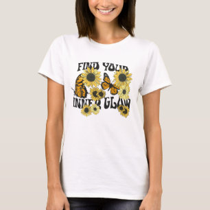 Vintage Butterfly Find Your Inner Glow T-Shirt