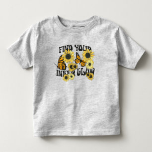 Vintage Butterfly Find Your Inner Glow Toddler T-shirt
