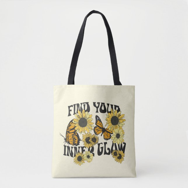 Vintage Butterfly | Find Your Inner Glow Tote Bag (Front)