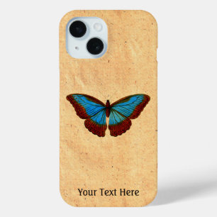 Vintage Butterfly Illustration iPhone 15 Case