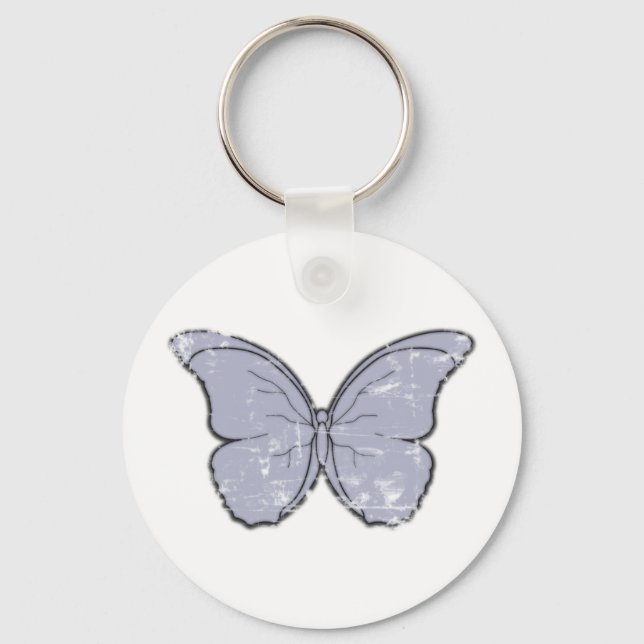 Vintage Butterfly Keychain (Front)