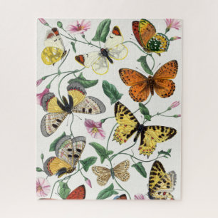Vintage Butterfly & Moth Jigsaw Puzzle