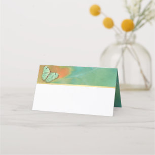 Vintage Butterfly on Southwest Colours Place Card