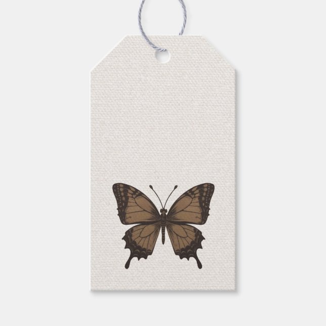 Vintage Butterfly Tag (Front)