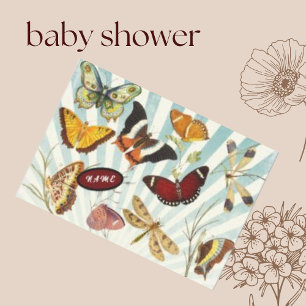 Vintage Butterfly Tissue Baby Shower Tissue Paper