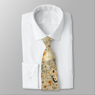 Vintage Butterfly Wildflower (2) Tie