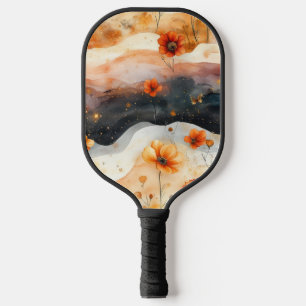 Vintage Butterfly Wildflower (4) Pickleball Paddle