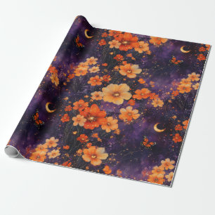 Vintage Butterfly Wildflower (6) Wrapping Paper