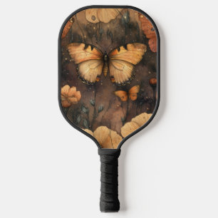 Vintage Butterfly Wildflower (8) Pickleball Paddle