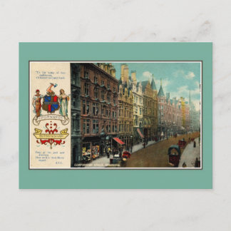 Vintage ca 1900 Birmingham Corporation Street Postcard