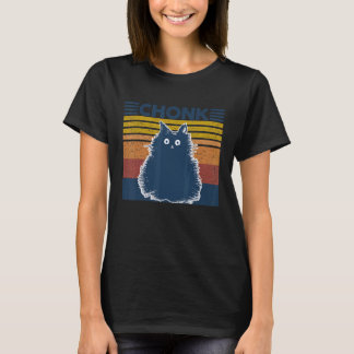 Vintage Ca Chonk Cat Scale Meme Women Men T-Shirt