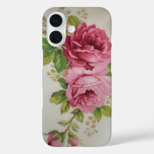 Vintage Cabbage Rose Elegance Phone Case