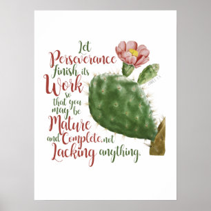 Vintage Cactus of J P Redouté illustrated Poster