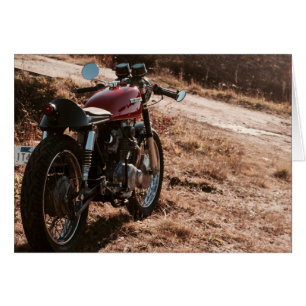 Vintage Café Racer in Cranberry Field