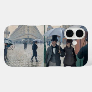 Vintage Caillebotte Paris Street Rainy Day Art iPhone 16 Case