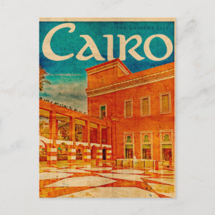 Vintage Cairo Travel Postcard