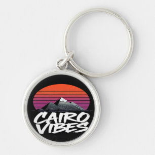 Vintage Cairo Vibes Egyptian Street Style & Trav Keychain