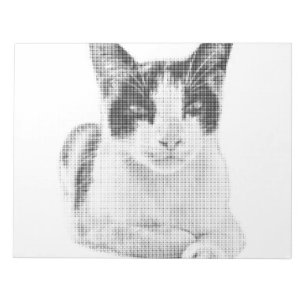 Vintage Calico Halftone Notepad