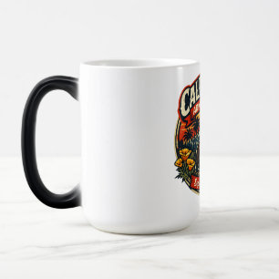 Vintage California Admission Day Retro Bear & Popp Magic Mug