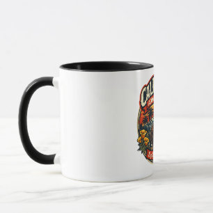 Vintage California Admission Day Retro Bear & Popp Mug