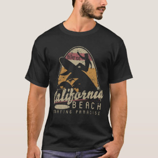 Vintage California Beach Surfing Paradise T-Shirt