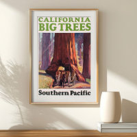 Vintage California Big Trees Southern Pacific