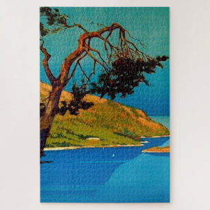 Vintage California Coast Travel Jigsaw Puzzle