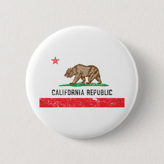 Vintage California Flag 2 Inch Round Button