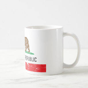 Vintage California Flag Coffee Mug