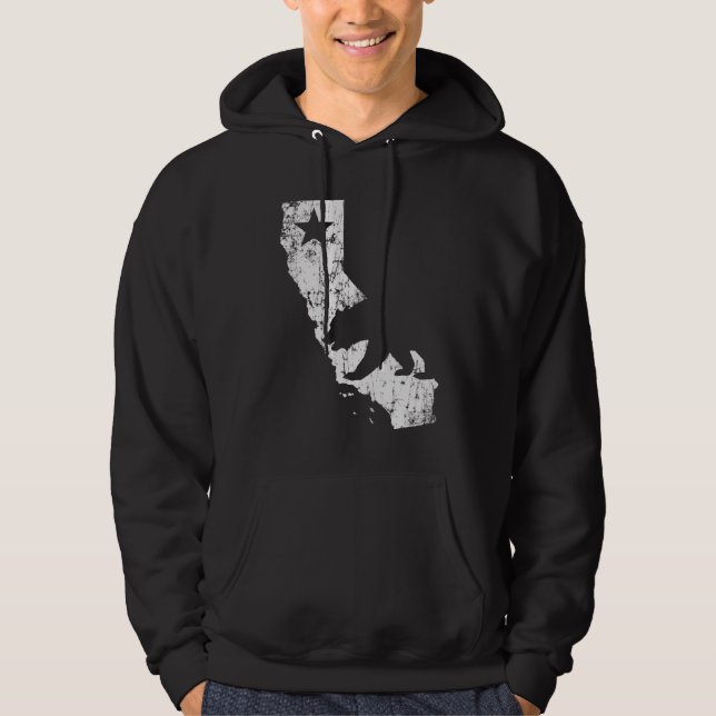 Vintage California State Bear Hoodie (Front)