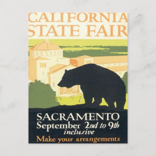 Vintage California State Fair Postcard