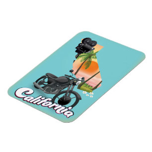 Vintage California Travel poster Magnet