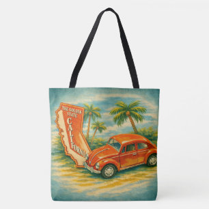 Vintage California Vibe Tote Bag