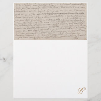 Vintage Calligraphy FromMyDesk Letterhead.