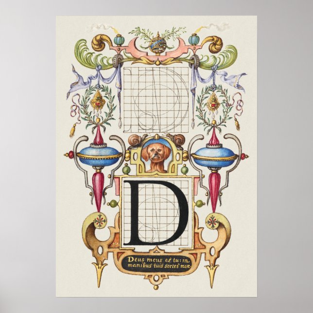 Vintage Calligraphy Poster (Front)