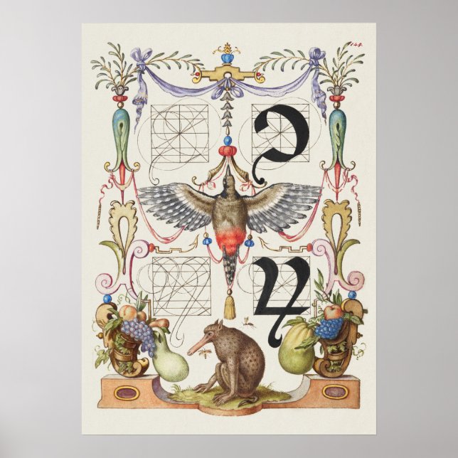 Vintage Calligraphy Poster (Front)