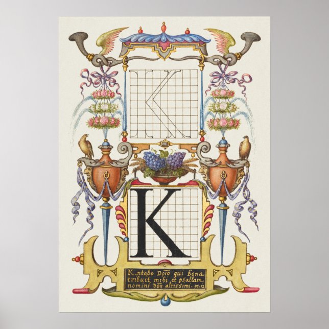 Vintage Calligraphy Poster (Front)