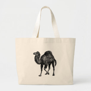 Vintage Camel Large Tote Bag