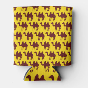 Vintage Camels: Desert Inspired Pattern. Can Cooler